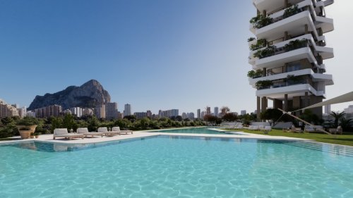 Luksusowy apartament z pięknym widokiem na góre Ifach i morze, od ceny 605.000 euro w Calpe nr. (VA66)